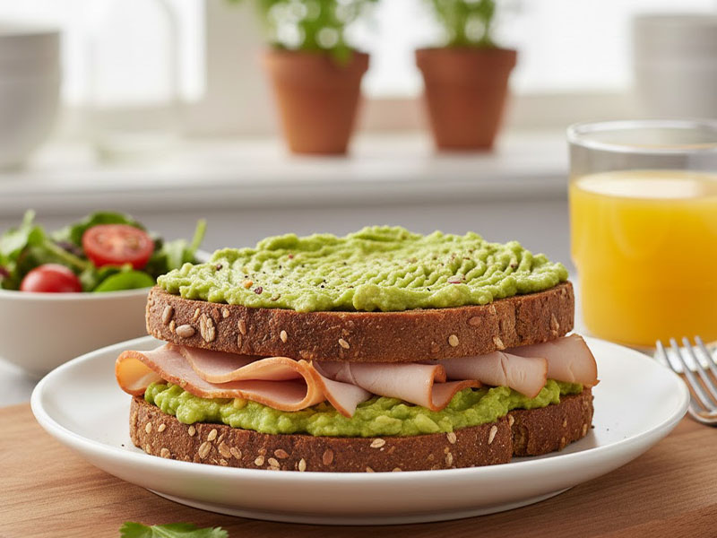 Hindi Füme ve Avokadolu Tost