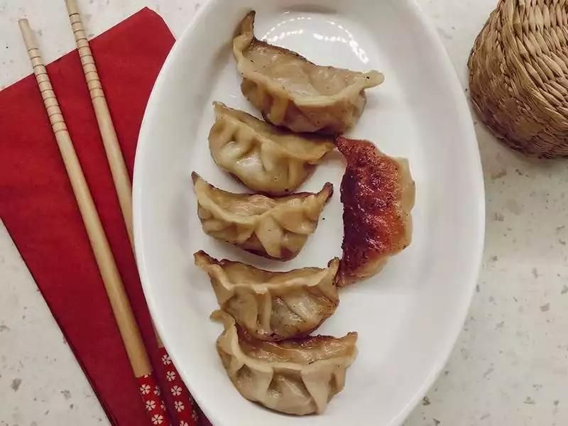 veggie gyoza