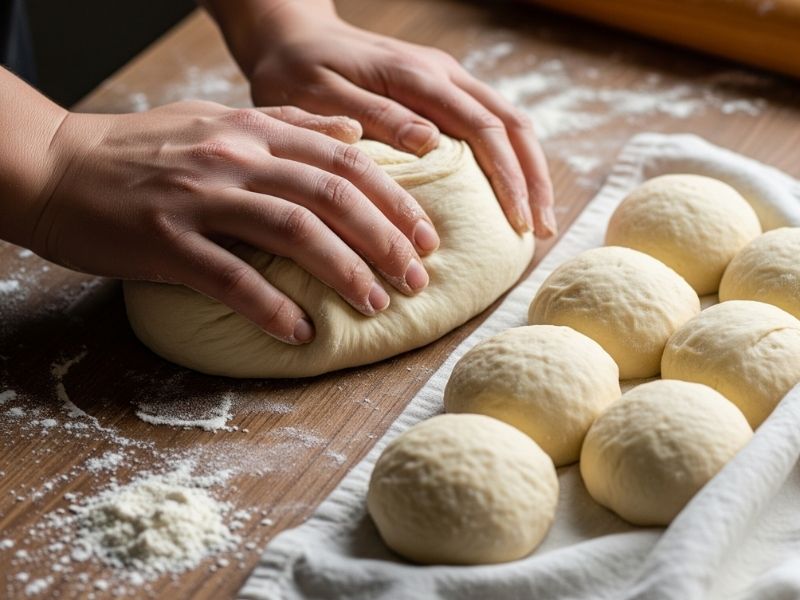 Hamuru kulak memesi kıvamında hazırlayın