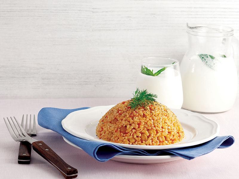 Domatesli Bulgur Pilavı