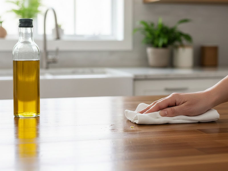 Zeytinyağı ile Işıltı Katın