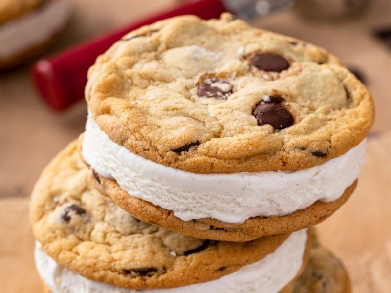 Kurabiyeli Sandviç Dondurma