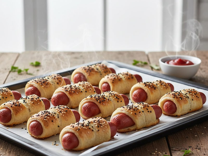 Sosisli Milföy Çubukları