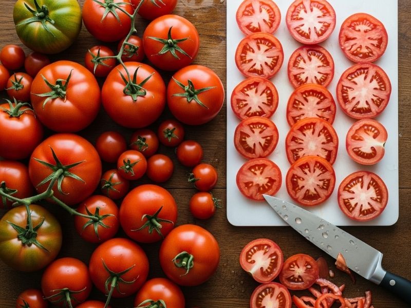 Domates Seçimi ve Hazırlığı
