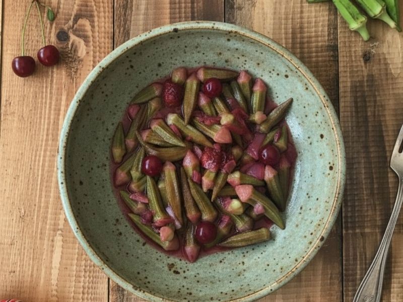 Vişneli Zeytinyağlı Bamya