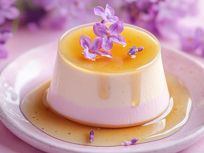 pembe güllü muhallebi