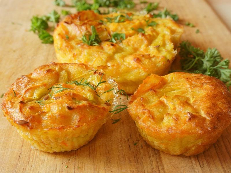 Mini Patates Omlet Muffini
