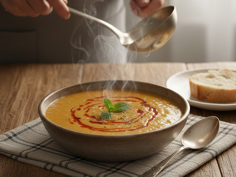 Yengeç – Anne Usulü Mercimek Çorbası