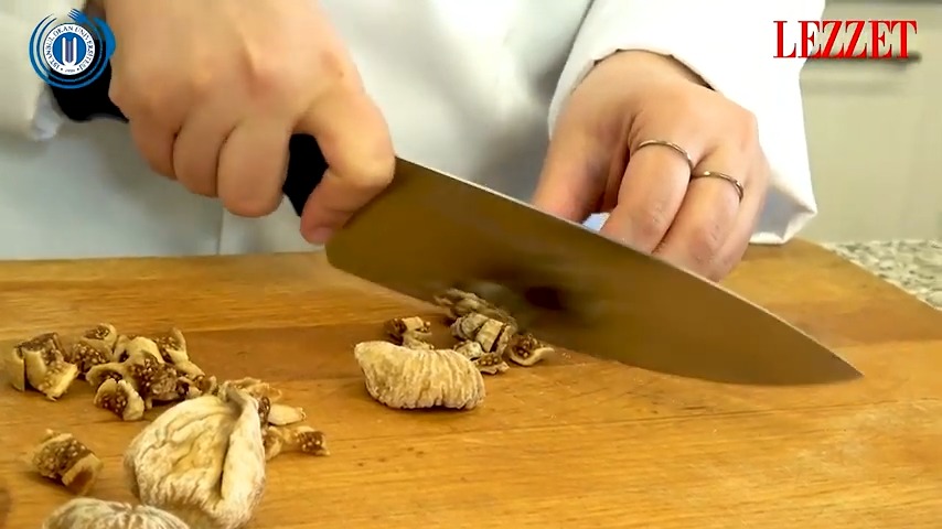 dilimlenen kuru incir