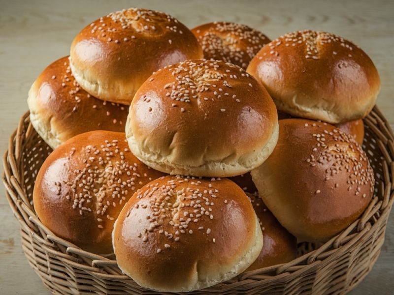 Hamburger Ekmeğinin Klasik Altın Renginin Formülü