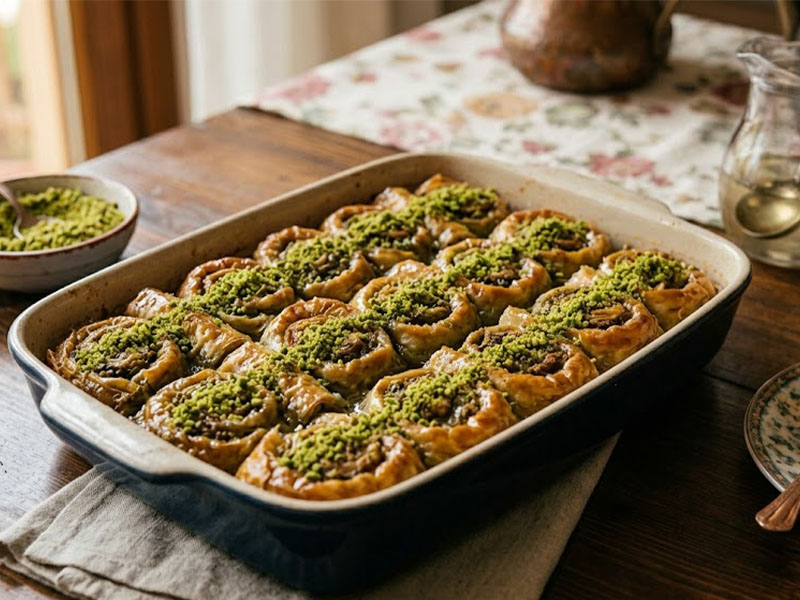 Fıstıklı Saray Sarması