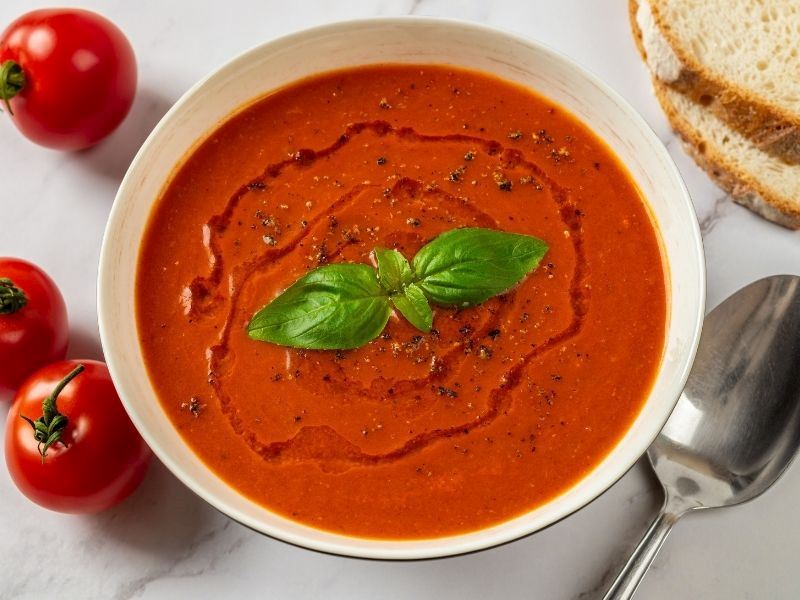 Közlenmiş Domates Çorbası Tarifi