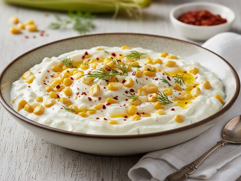 Mısırlı Yoğurtlu Meze