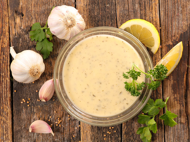 Limonlu Sarımsaklı Sos