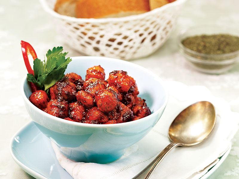 Haşlama sonrası kavurma