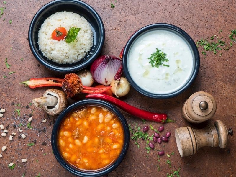 Pişmiş yemek artıkları