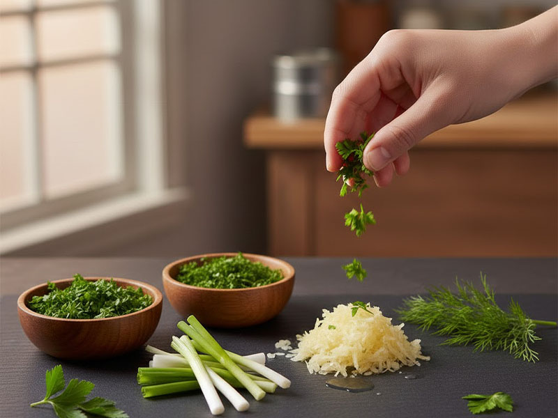 Soğan ve Yeşillikler: Aromatik Dokunuş