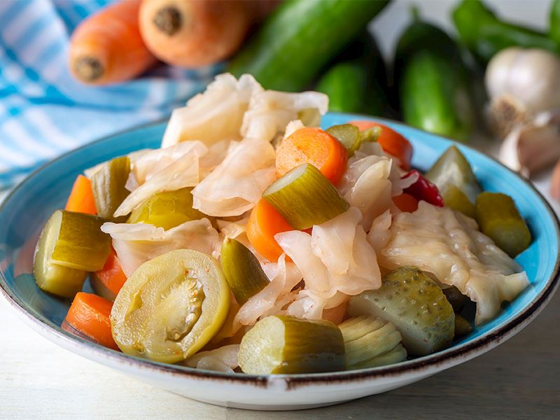 Turşu veya kızarmış biber