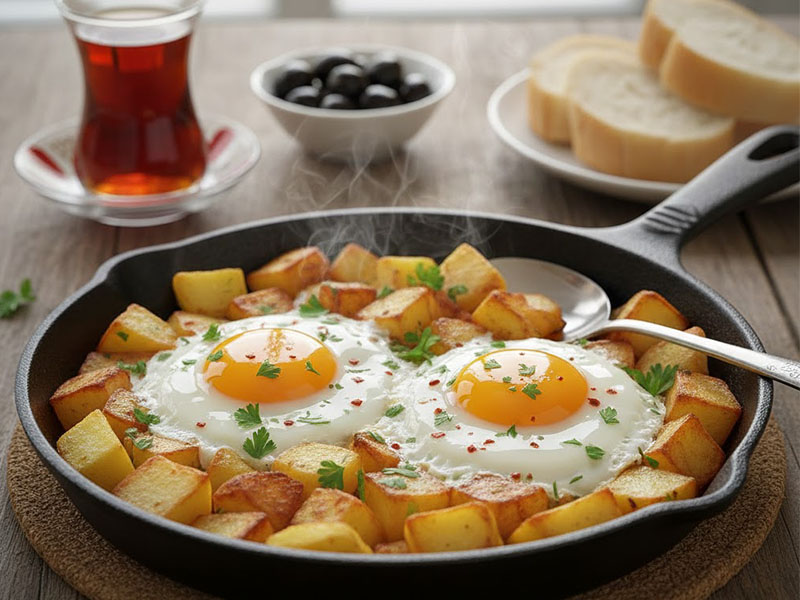 Patatesli Yumurta