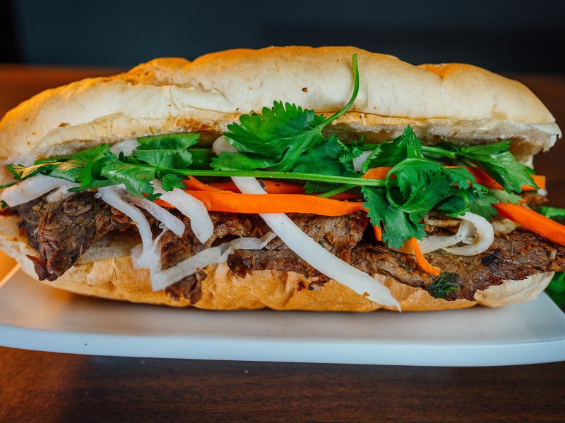 meat and cold cuts banh mi