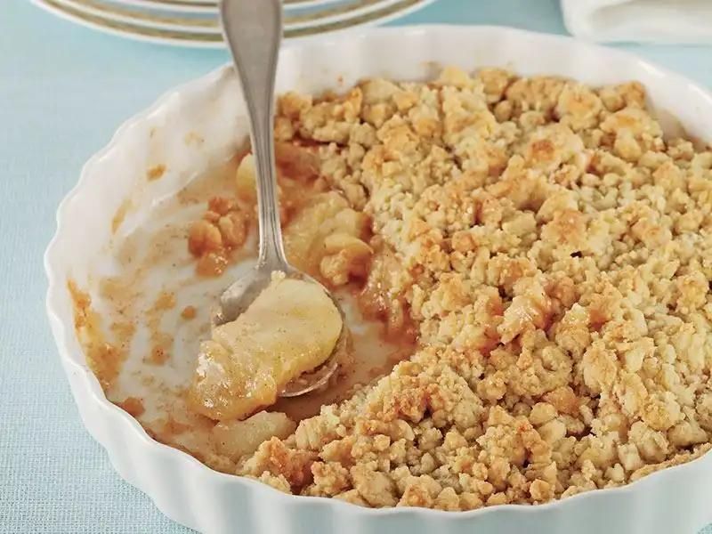 elmalı crumble