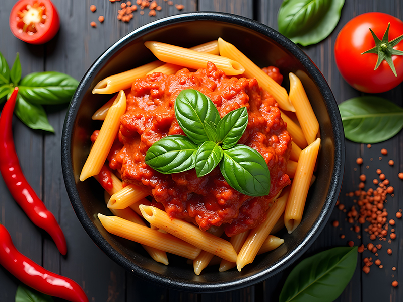 Arrabbiata (Acılı Domates Sosu)