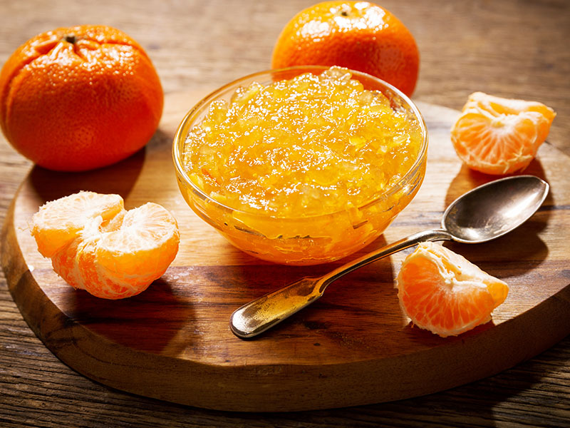 Taze ve olgun mandalina kullanın