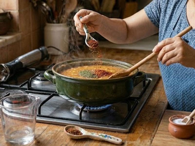 Tuz ve Baharat ile Suyu Azaltma