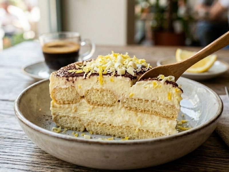 Limonla Zenginleşen Maskarpon Dokusu