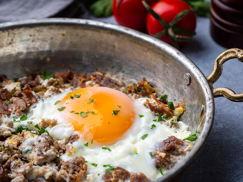 Yumurtaların pişirilmesi