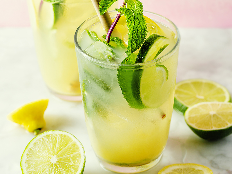 Limonlu Buzlu Yeşil Çay
