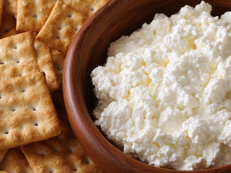 kraker ve peynir