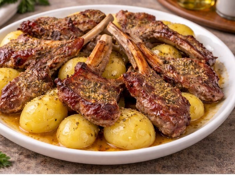 Ballı Hardallı Kuzu Pirzola Tarifi