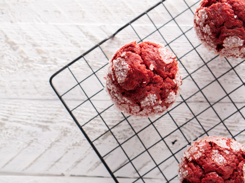 red  velvet cookie