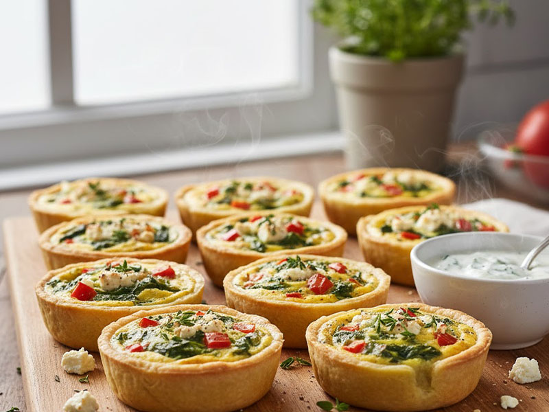 Sebzeli Mini Quiche