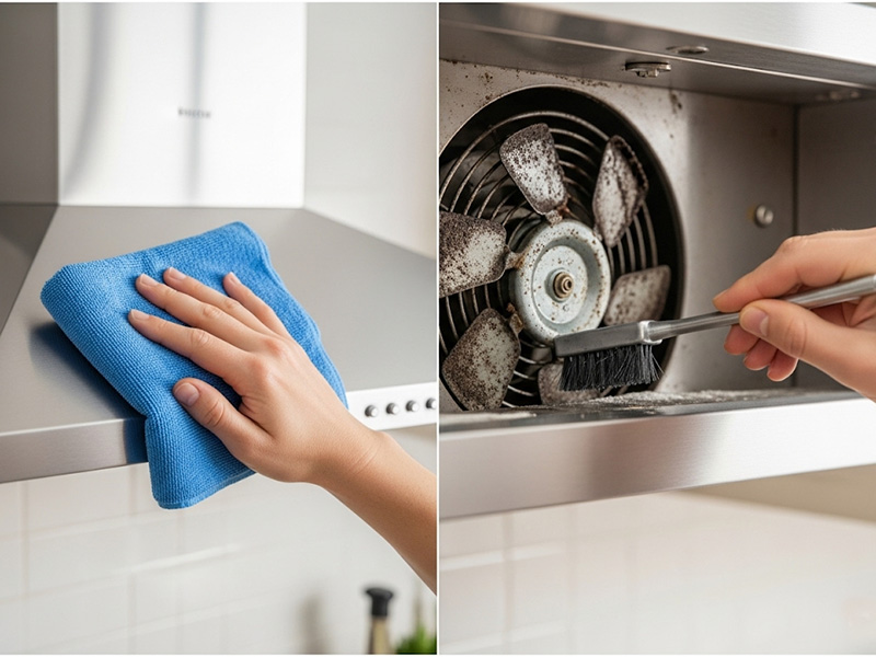 fan gövde temizliği