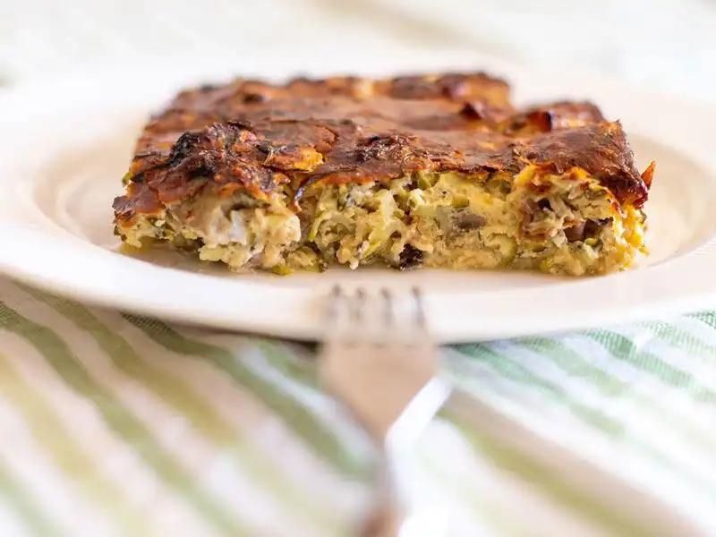 fırında sebze mücver