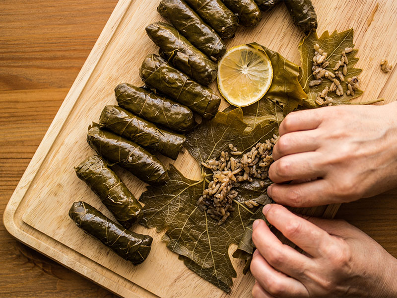 Zeytinyağlı yaprak sarma