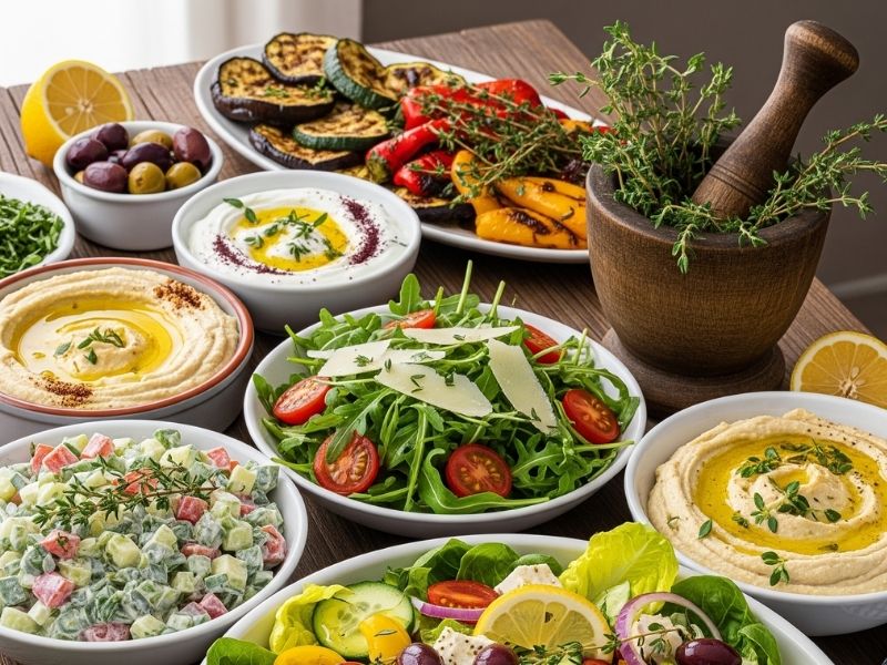 Salatalar ve Meze Türlerinde Kekik