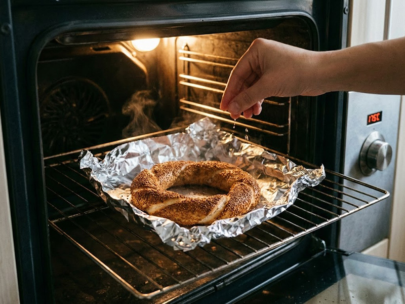 Fırında Simit Isıtma
