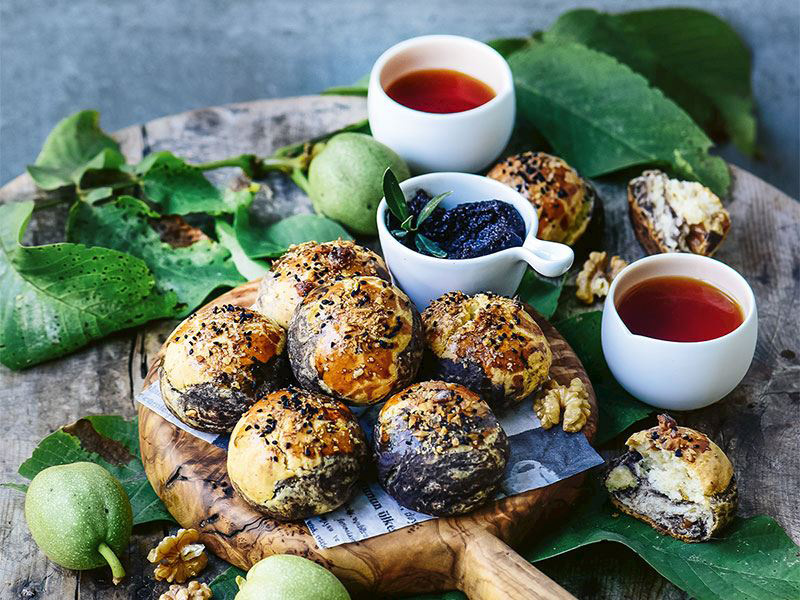 Zeytinli Cevizli Kurabiye