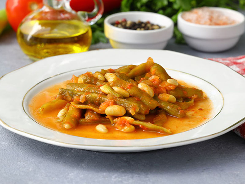 Taze Fasulye (Bol Domatesli, Limon Dokunuşlu)