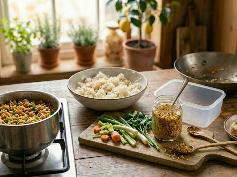 Kalan Pirinçle Yeni Tarifler Deneyin