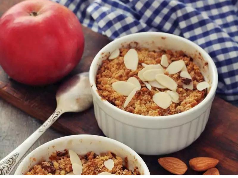fit elmalı crumble