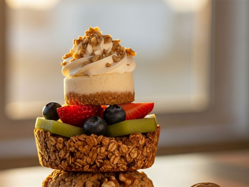 Hamur ya da meyveyle dengeleyin