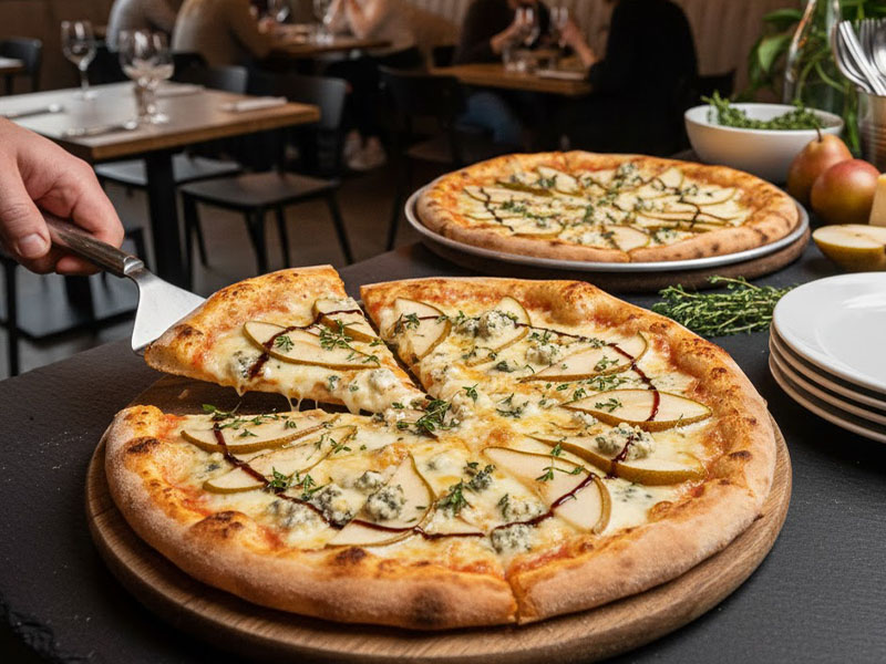 Sıra dışı yemek tercihi: Armutlu pizza