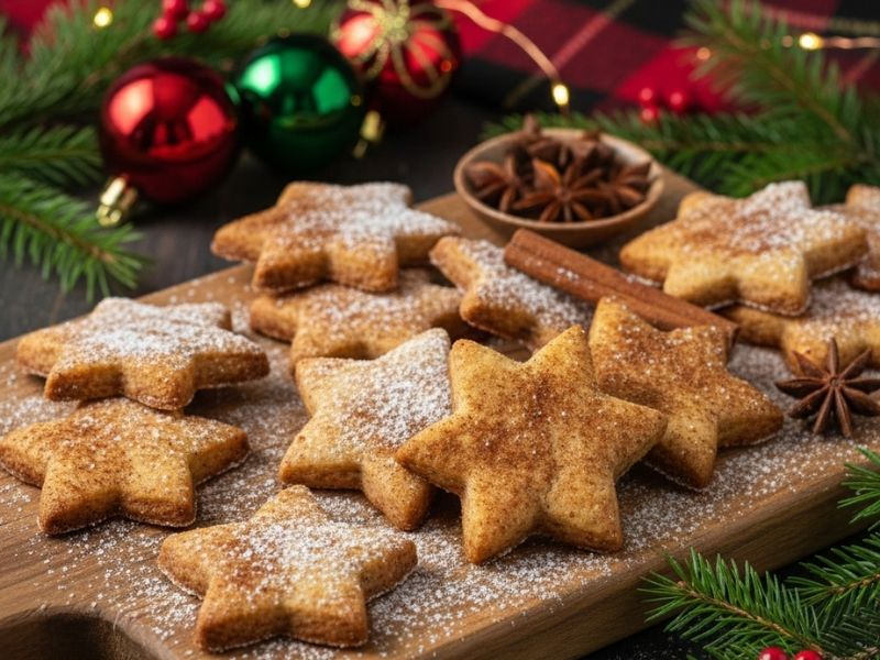 Tarçınlı Yıldız Kurabiye