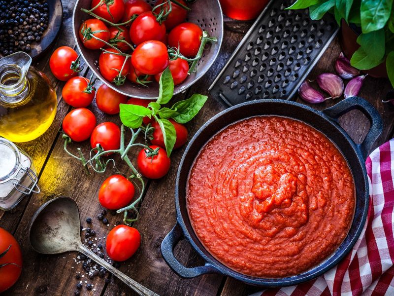 domates bazlı sos