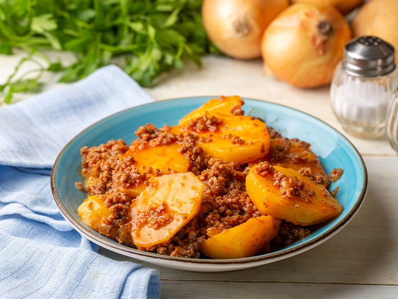 Kıymalı Patates Yemeği