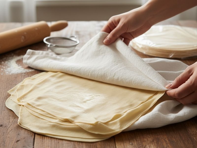Yufkaları Doğru Hazırlayın ve Nemlendirin